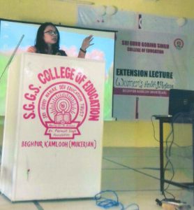 Extension Lecture On Women Health & Hygiene